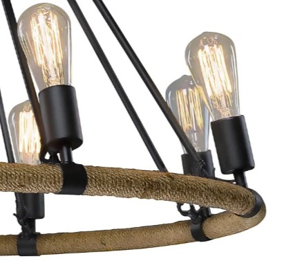 Подвесная люстра Loft IT Rope Filament Loft1861/8