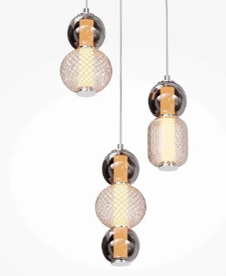 Подвесная светодиодная люстра Maytoni Drop MOD273PL-L33CH3K