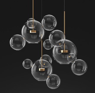 Светильник Bolle Bubbles 04 Nickel GB50031