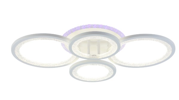 Светодиодная люстра 8448/4 WHT 96W+7W RGB