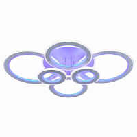 Люстра светодиодная Profit Light 8005/6 WHT 198W+156W BL+YL 3000-6000K пульт