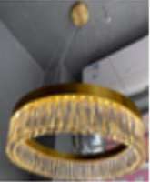 *Подвесная люстра MODELUX ML.003.600 LED 120W 500-1400*600*600мм бронза