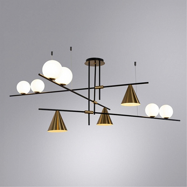 Подвесная люстра Arte Lamp Jacob A7029PL-9BK