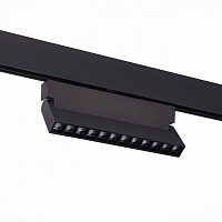 Магнитный трековый светильник Черный LED 1*12W 3000K 1 009Lm Ra>80 36° IP20 L219xW22xH1 ST362.436.1