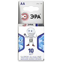 Батарейки ЭРА LR6-10BL компактный SUPER Alkaline цена за шт.