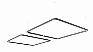 Светильник Geniled Art Quadro Soft Line 2600x2600 h60 w40 4000К 20Вт Черный