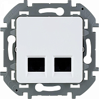 Механизм розетки компьютерной 2-м Inspiria RJ45 кат.6 UTP бел. Legrand