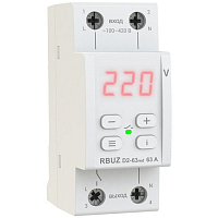Реле напряжения RBUZ D2-63 red