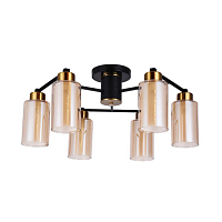 Потолочная люстра Arte Lamp Leo A7027PL-6BK 6*E14