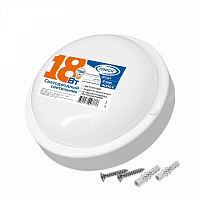Светильник ЖКХ светод. круглый 18Вт IONICH ILED-SMD2835-СПП-18-1440-230-4-IP65-R (CV2001)