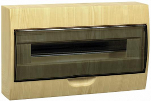 Корпус модульный пластиковый навесной ЩРН-П-18 (сосна) IP41 IEK