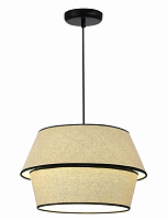 Светильник подвесной ST-Luce Черный/Бежевый, Черный Е27 1*40W SL1354.413.01