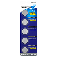 Батарейки Pleomax CR2016-5BL Lithium цена за шт.
