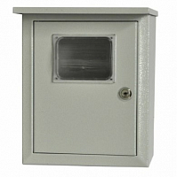Щит 280х230х140 с козырьком №1 и стеклом IP54