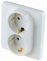 Розетка Inspiria 16А 250В 2х2P+E немецк.ст. бел. Legrand