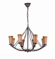 Подвесная люстра Escada Bomont Coffee 412/8 8*Е14 D630