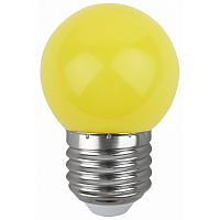 Лампа светодиодная ERARL45-E27 P45 1Вт шар желт. E27 4SMD для белт-лайт ЭРА