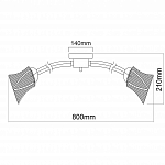 Плафон 297013908/10 Lampshade/Glass