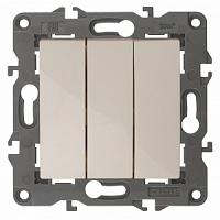 Механизм выключателя 3-кл. СП Elegance 10А IP20 250В 10AX 14-1107-02 сл.кость ЭРА