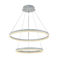 Подвесная светодиодная люстра ProfitLight 6035/2 WHT 116W 3000-6000K 8100lm белый