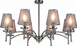Люстра на штанге Escada Faith 694/8PL Nickel