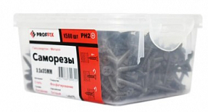 Саморез гипсокартон-металл 3.5х35 усилен. (TWN) (контейнер) (уп.500шт) Tech-KREP PRO