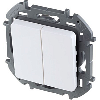 Механизм выключателя 2-кл Inspiria 10А IP20 250В 10AX бел. Legrand