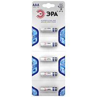 Батарейки ЭРА LR03-5BL AAA Strip SUPER Alkaline отрывной блистер (цена за шт.) уп. 60шт