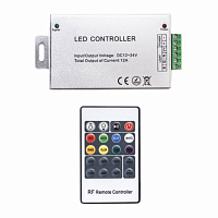 Контроллер RGB Т667 12А радио 20 кнопок 12/24В 144/288Вт