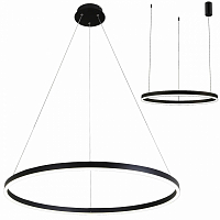 Подвесной светодиодный светильник Kink Light Тор 08214,19A(4000K) D80 H1200 LED 45W 4000K черный