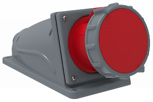 Розетка стационарная ССИ-134 63А-6ч/380-415В 3Р+РЕ IP67 MAGNUM IEK
