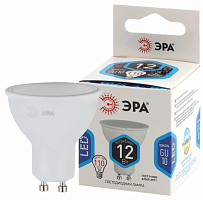 Лампа светодиодная ЭРА STD LED MR16-12W-840-GU10 GU10 12 Вт софит нейтральный белый свет