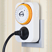 Розетка-таймер Elektrostandard TMH-M-1 16A x1 IP20 белый