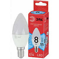 **Лампочка светод. ЭРА RED LINE ECO LED B35-8W-840-E14 Е14 / E14 8Вт свеча нейтральный белый свет
