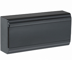 Корпус модульный пл. нав. ЩРН-П-18 PRIME черный IP41 IEK