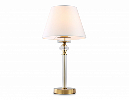 Настольная лампа Ambrella Light High Light LH71027 BS/WH латунь/белый E14 max 40W D260*505