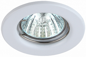Светильник ST1 WH ЭРА штампованный, MR16, 12V/220V, 50W белый
