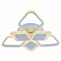 Люстра светодиодная Profit Light 5893/3+3A WHT 108W+6,5 RGB 3000-6000K пульт