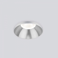 Встраиваемый точечный светодиодный светильник Elektrostandard 25026/LED 7W 4200K SL серебро
