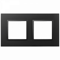 Рамка 2-м Elegance 14-5012-05 Classic, антрацит ЭРА