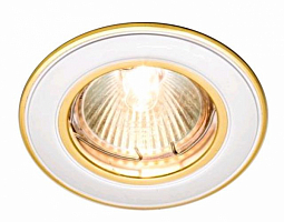 **Светильник встраиваемый MaxLight CAST 63 Gold/pearl silver/gold MR16 алюм. литье, зол/сереб/зол