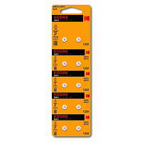 Батарейки Kodak AG12 (386) LR1142, LR43 [KAG12-10] MAX Button Cell цена за шт.