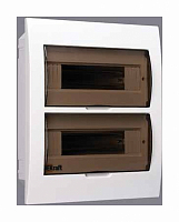 Корпус встраиваемый ЩРВ-П-24 35х30х10 24мод. IP41 пластик. DEKraft