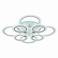 Люстра светодиодная ProfitLight 8003/4+4 WHT 144W+11W RGB 3000-6000 K 10800 lm пульт