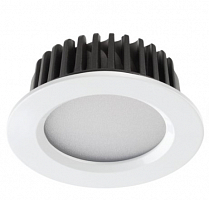 Встраиваемый светильник IP44 LED 4000K 10W 100-265V DRUM 357907 SPOT NT19 492 белый
