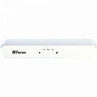 Светильник аккумуляторный Feron, 42 LED AC/DC, белый, EL30 245*45*68мм