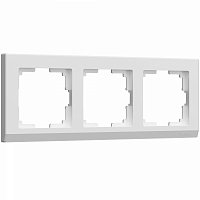 Рамка на 3 поста белый WL04-Frame-03-white W0031801 Werkel Stark