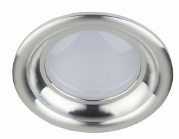 Светильник KL LED 17-7 SL ЭРА светодиодный круглый "тарелка" 7W 4000K, серебро