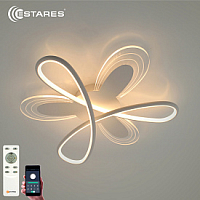 Управляемая светодиодная люстра LOLITA 80W 6F-APP-500x120-WHITE/WHITE-220-IP20
