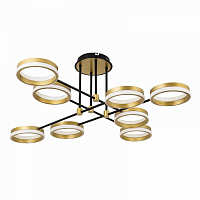 *Потолочный светильник LED4U L3102-4 золото LED 113Вт 3000-6000К пульт 1030*350*1030мм
